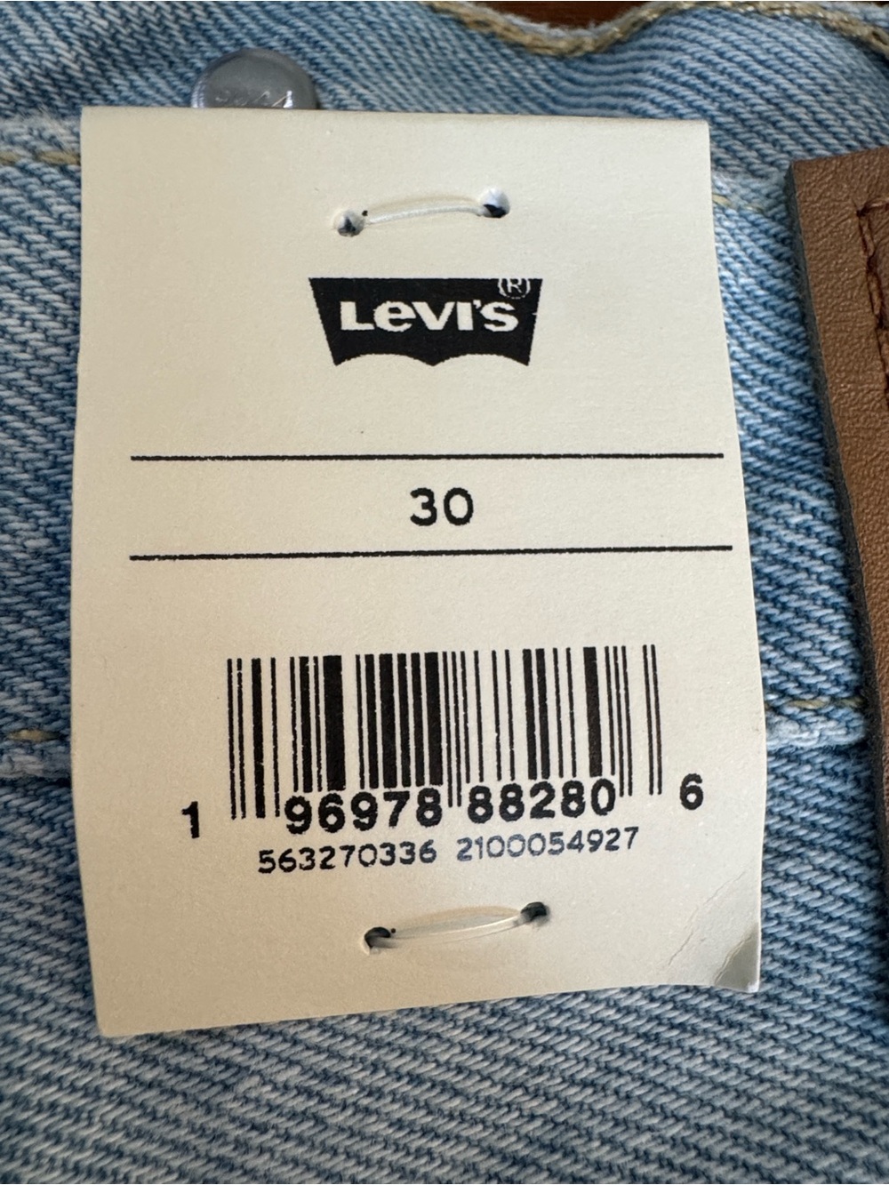 Levi's Light Blue Distressed 501 Denim Cutoff Shorts - Picture 7 of 7